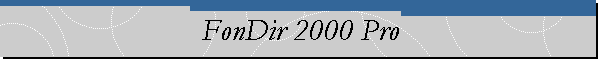 FonDir 2000 ver. 1.0.8